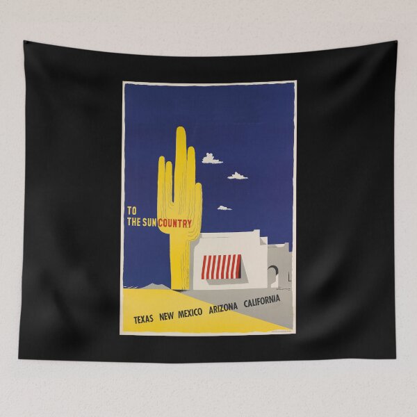 Item preview, The Sun Country retro poster designed and sold by CorasPosters.