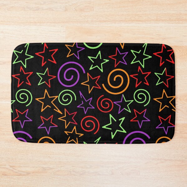 Item preview, Nostalgic Neon Arcade Carpet Pattern designed and sold by MixedBagMerch.