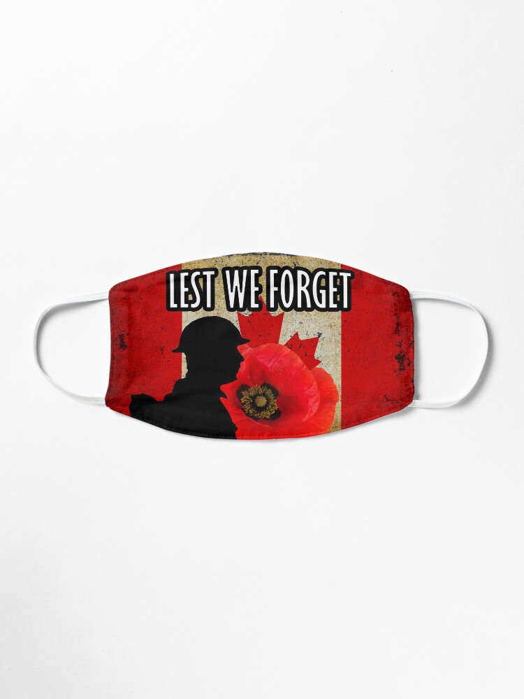 Alternate view of Lest We Forget Masks Mask