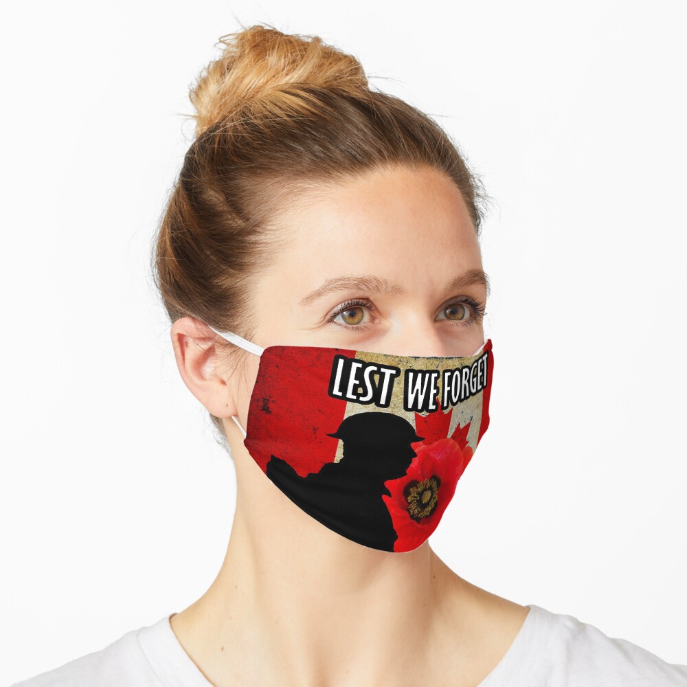 Lest We Forget Masks Mask