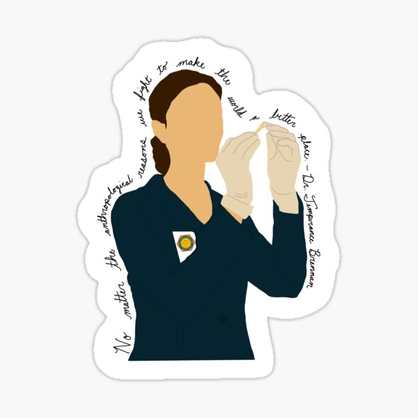 Bones TV Show Quote Sticker