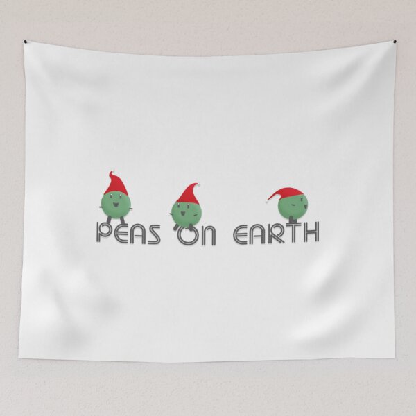 Item preview, Christmas Peas on Earth World Peace Pea  designed and sold by JonesErin.