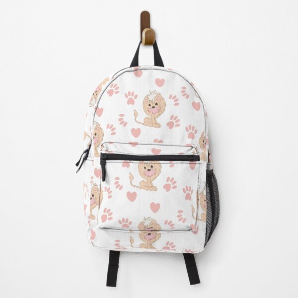 Item preview, Cute Lion Cub with Paw Prints and Hearts designed and sold by Orchyd.