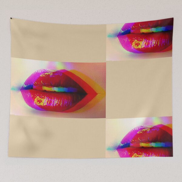 Item preview, LIPS RED TEETH GLOSSY  designed and sold by Zakaria daoudi.