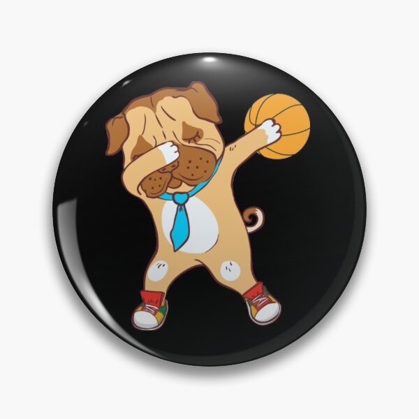Item preview, Dabbing Dog Basketball Player designed and sold by KhanWill.