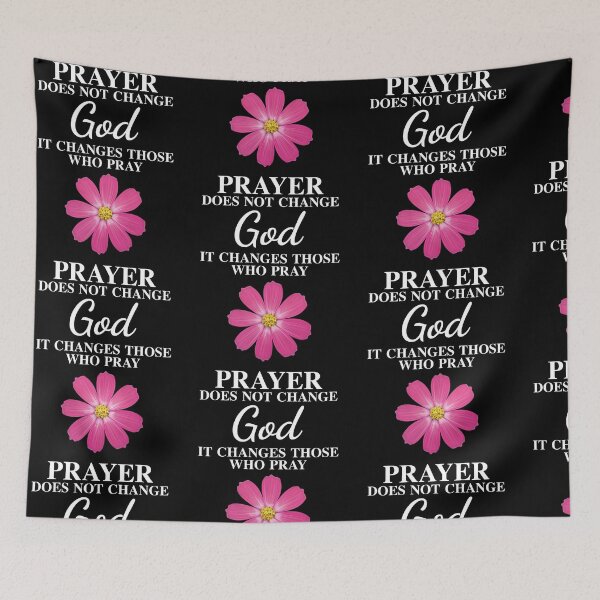 Item preview, Prayer Does Not Change You, It Changes Inspiring Religious designed and sold by BitcoinBros.