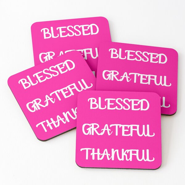 Item preview, Blessed, Grateful, Thankful Motivational designed and sold by Sweet-A-Dsignz.