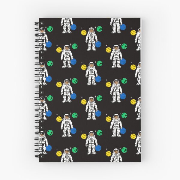 Item preview, Black boy Astronaut African American boy in outer space Galaxy boy in space designed and sold by artbyadiaStore.