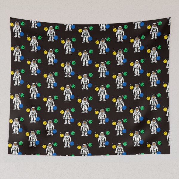 Item preview, Black boy Astronaut African American boy in outer space Galaxy boy in space designed and sold by artbyadiaStore.
