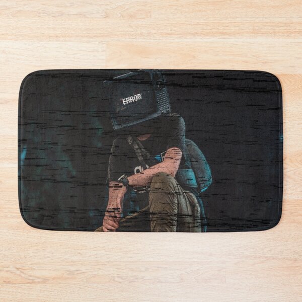 Item preview, Error. Hiker with Television Head. Distressed Look. Cool. designed and sold by shirtdan.