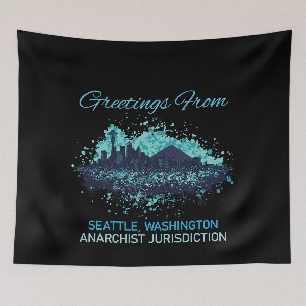 Item preview, Seattle Protest Anarchy designed and sold by LushCatDesign.
