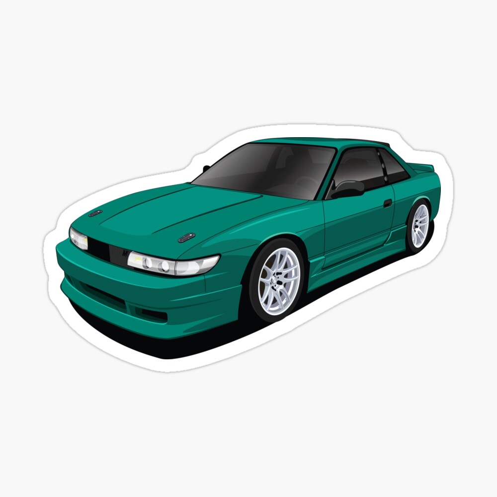 Nissan 240sx S13 Coupe Poster By That Car Artist Redbubble