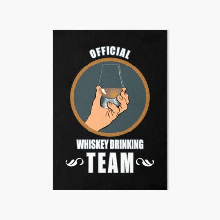 Item preview, Official Whiskey Drinking Team designed and sold by trendingshop97.
