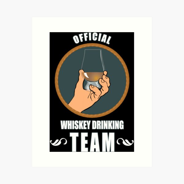 Item preview, Official Whiskey Drinking Team designed and sold by trendingshop97.