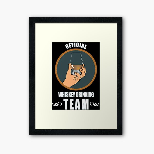 Item preview, Official Whiskey Drinking Team designed and sold by trendingshop97.