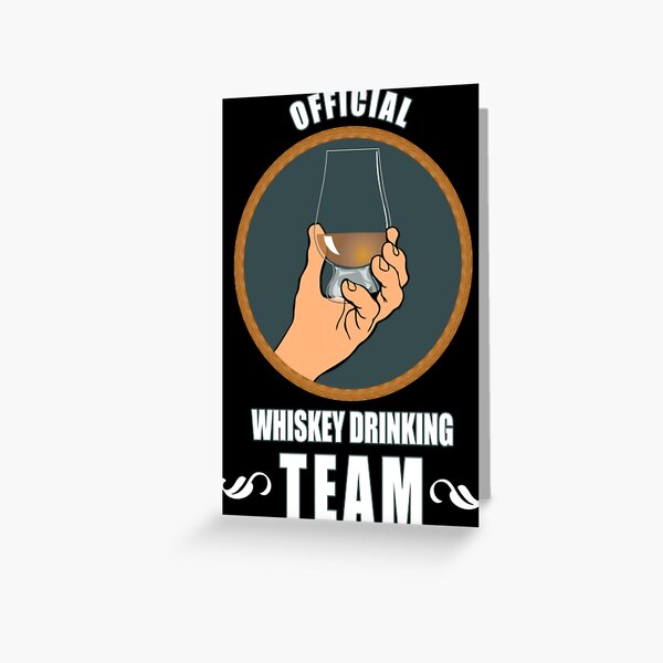 Item preview, Official Whiskey Drinking Team designed and sold by trendingshop97.
