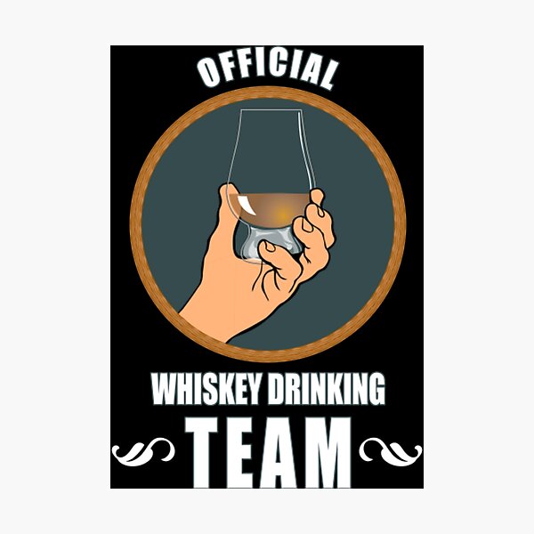 Item preview, Official Whiskey Drinking Team designed and sold by trendingshop97.