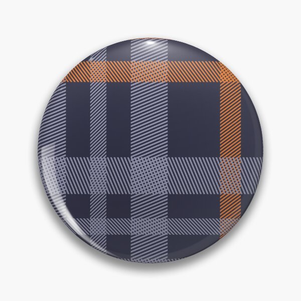 Item preview, Blue & Orange Fall Plaid Pattern designed and sold by The Masked Designer.