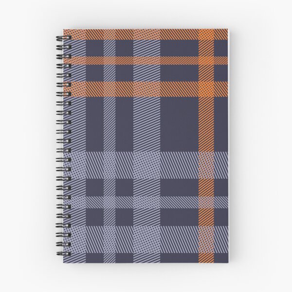 Item preview, Blue & Orange Fall Plaid Pattern designed and sold by The Masked Designer.