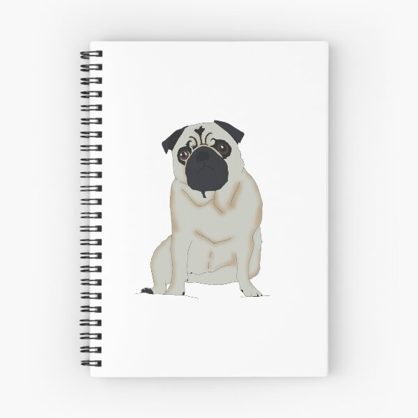 Item preview, Noobie the cute pug designed and sold by jlmcreativeau.