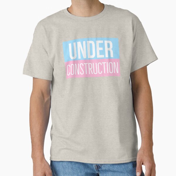 Item preview, Under Construction Transgender Design designed and sold by QueerSphere.