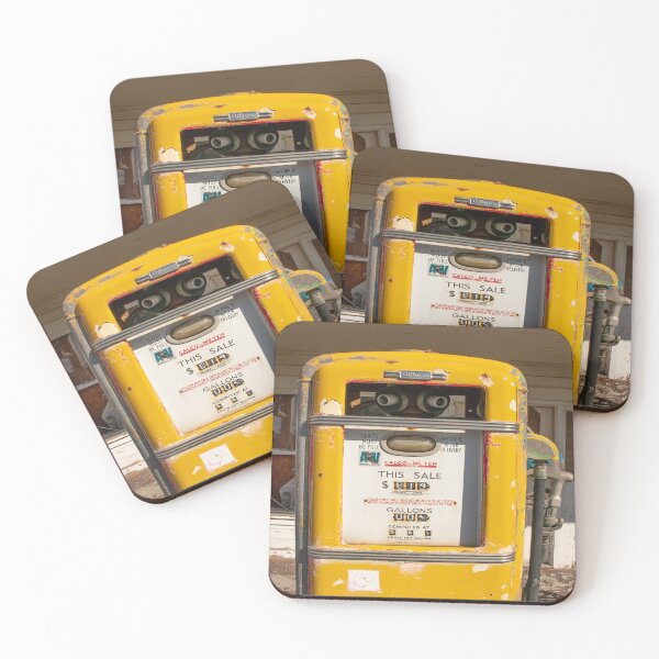Item preview, Vintage yellow gas station pump designed and sold by JLPhotographer.