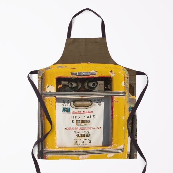 Item preview, Vintage yellow gas station pump designed and sold by JLPhotographer.