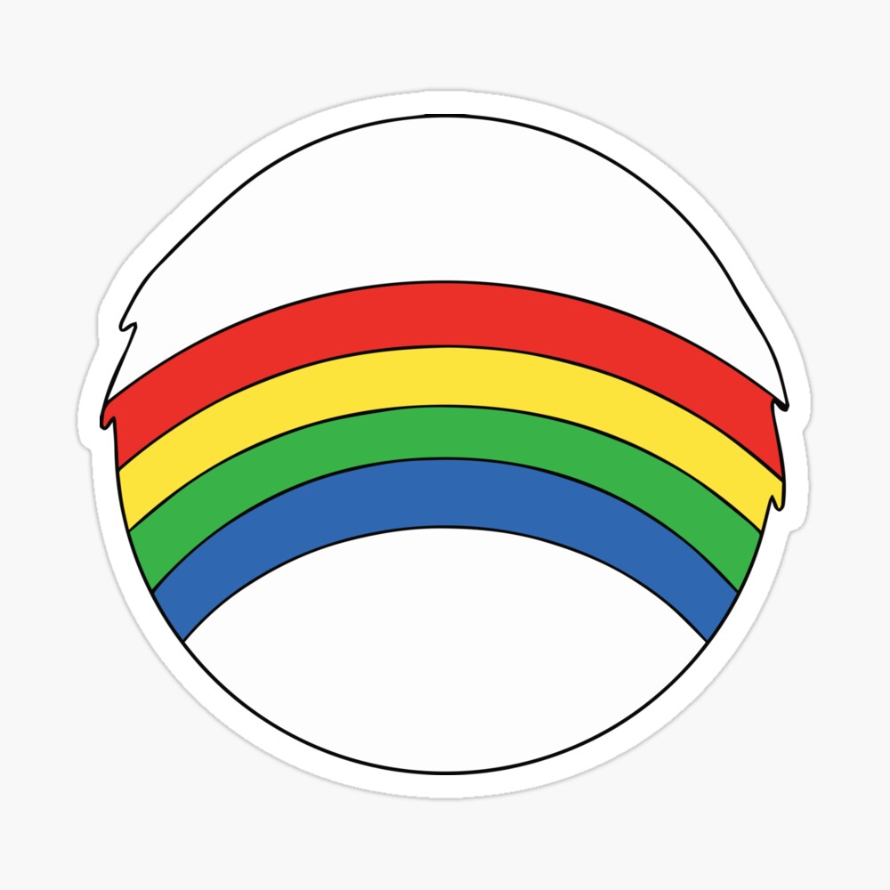rainbow belly care bear
