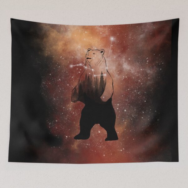Artikelvorschau, Ursa Major, der Great Bear Galaxy Aufkleber. entworfen und verkauft von faztheartnoob.