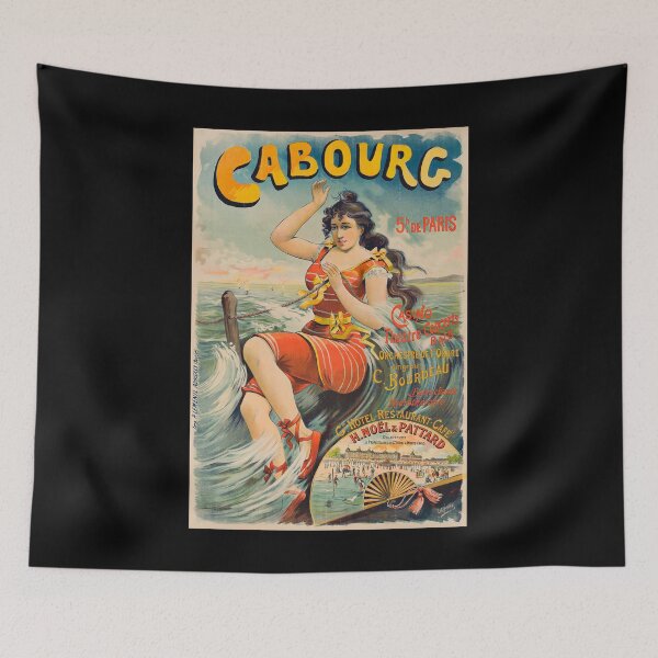 Item preview, Cabourg retro poster designed and sold by CorasPosters.
