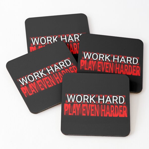 Item preview, Work Hard, Play Harder Collection designed and sold by Outrageous24.