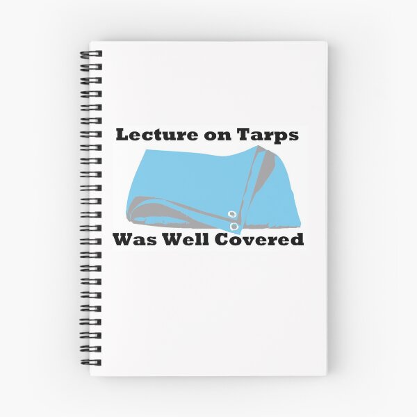Item preview, Lecture on tarps was well covered designed and sold by PillowPuns.
