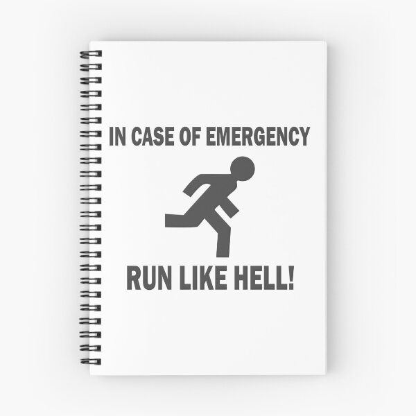 Item preview, In Case of Emergency Run Like Hell designed and sold by DrivingAviation.