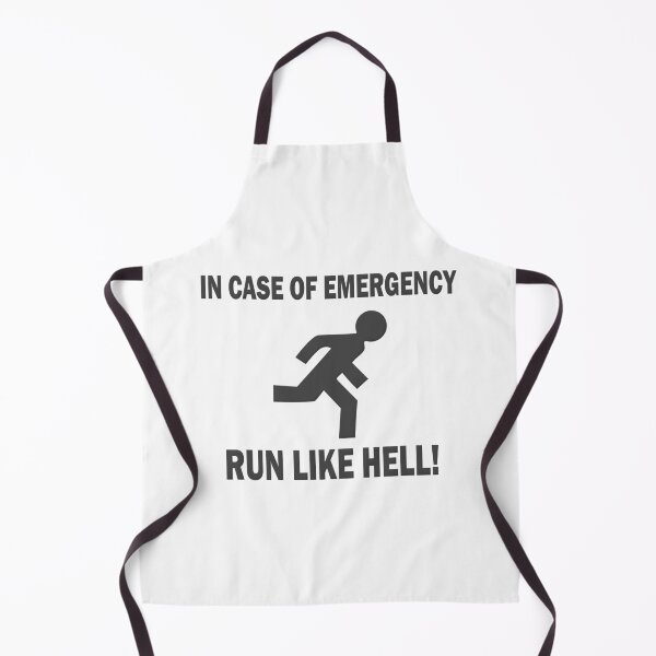 Item preview, In Case of Emergency Run Like Hell designed and sold by DrivingAviation.