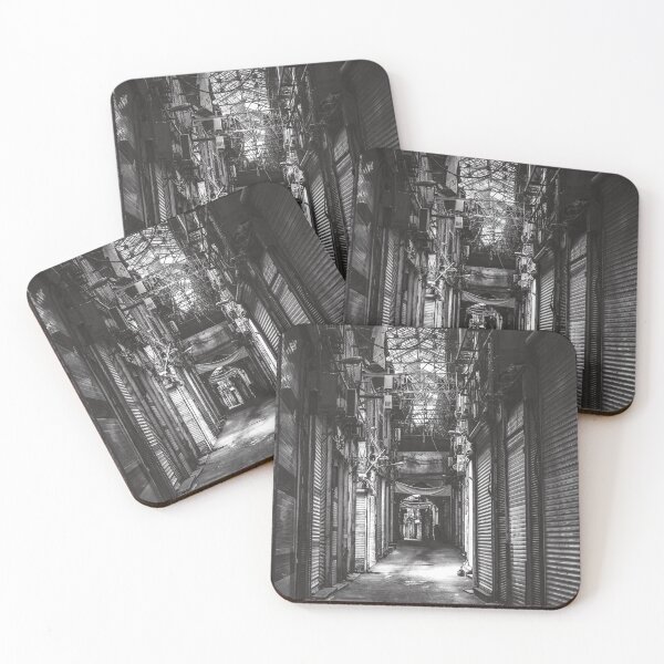 Item preview, Alleyway. Monochrome street scene. Cool. designed and sold by shirtdan.