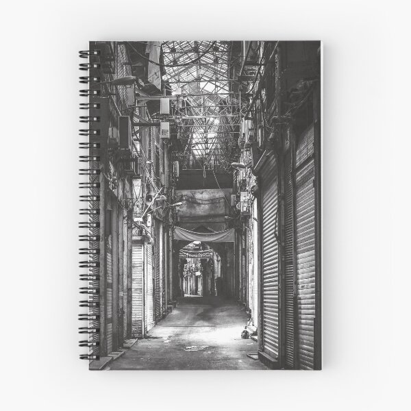 Item preview, Alleyway. Monochrome street scene. Cool. designed and sold by shirtdan.