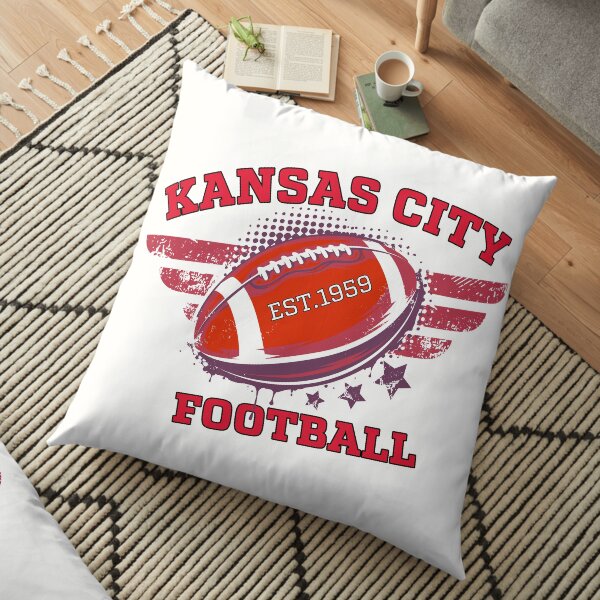 Kansas City Football Floor Pillow