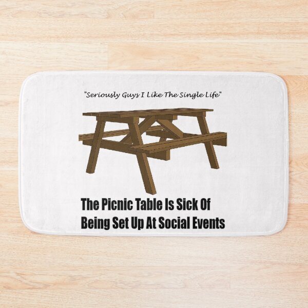 Item preview, Single Picnic Table designed and sold by PillowPuns.