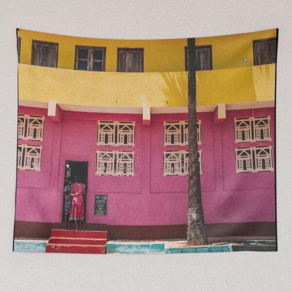 Item preview, Colorful street scene. Tropical. Cool. designed and sold by shirtdan.