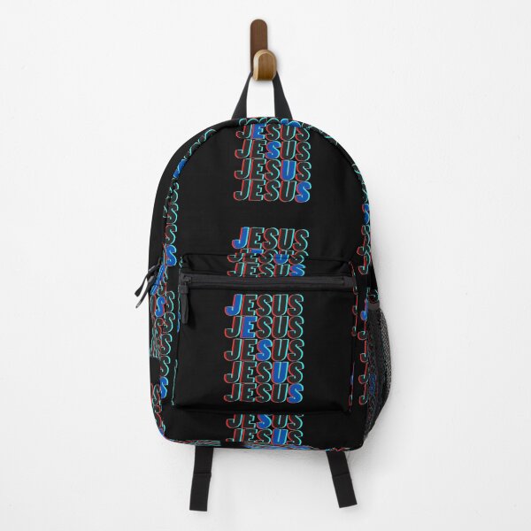 Item preview, JESUS graphic in blue designed and sold by VondasCreations.