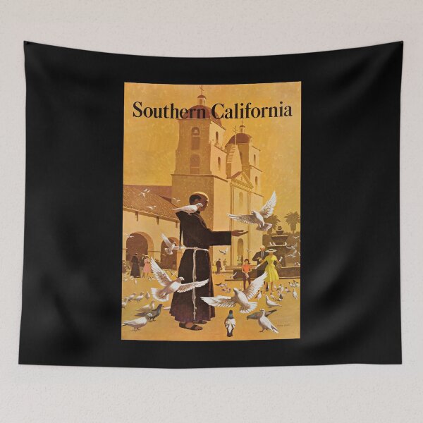 Item preview, Southern California retro poster designed and sold by CorasPosters.