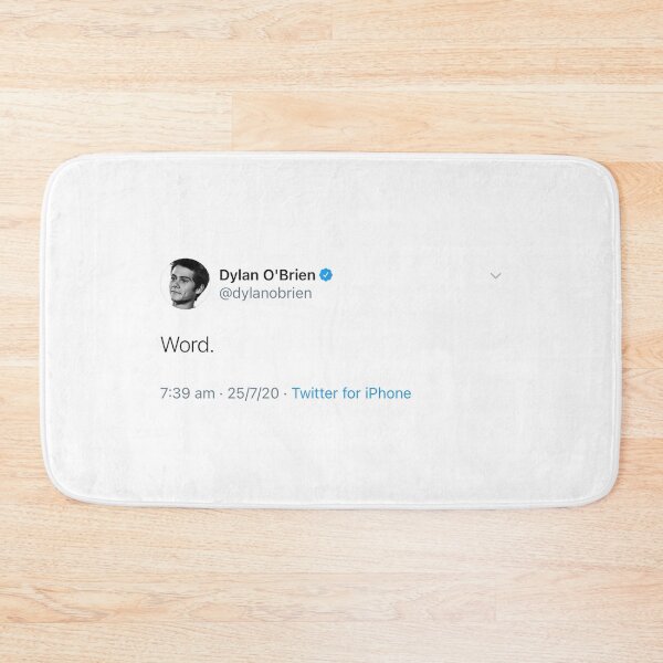 Item preview, Dylan Obrien Tweet designed and sold by ec9999.