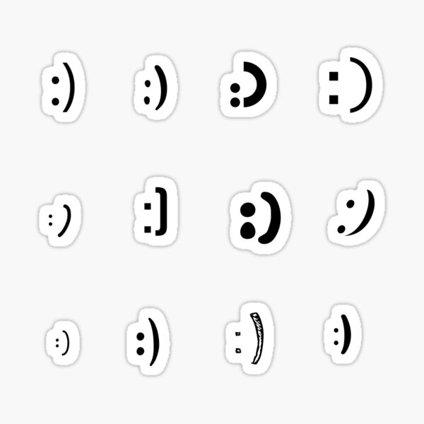 smiley typed