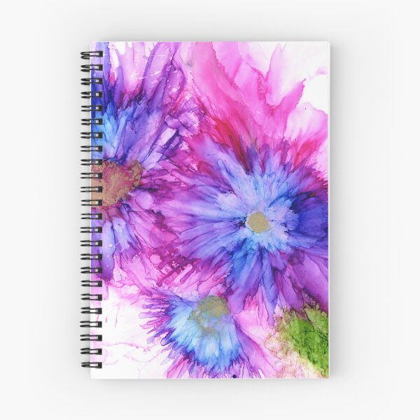 Item preview, Pink and Blue Floral Abstract designed and sold by LaurieStefano.
