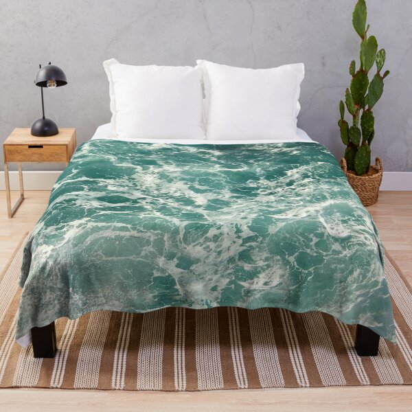 Item preview, Blue Green Ocean Waves designed and sold by idovedesign.