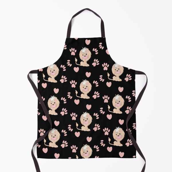 Item preview, Cute Lion Cub with Paw Prints and Hearts designed and sold by Orchyd.