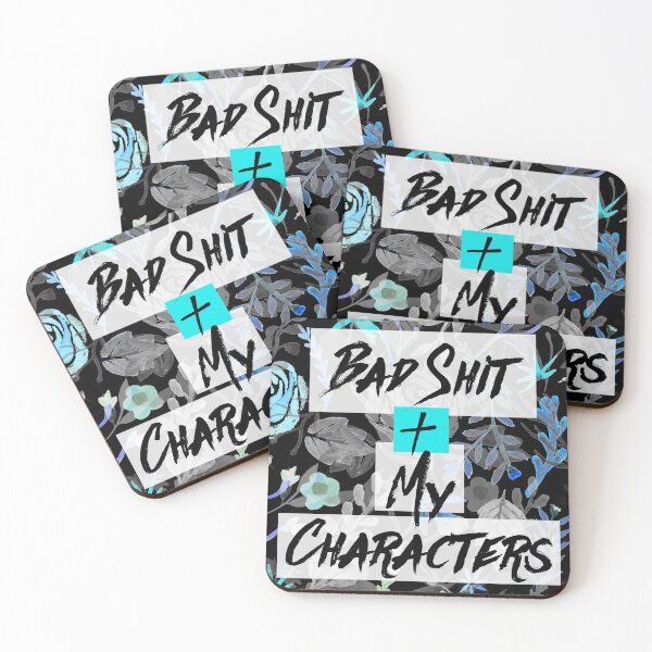 Item preview, Bad Shit + My Characters (Blue) designed and sold by katmakesthings.