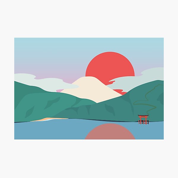 Mt Fuji from Hakone National Park Photographic Print