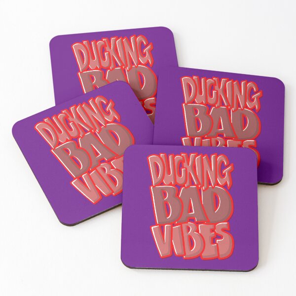 Item preview, 'DUCKING BAD VIBES' - CONSERVING ENERGY - PEACE, ZEN, VIBE, MEDITATION, TRANSCEND, YOGA designed and sold by Rooftang.