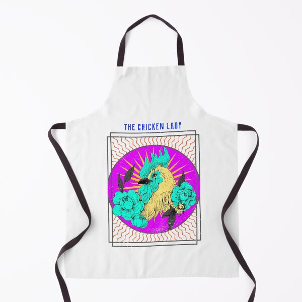 Item preview, Pretty Farm Chicken in a Purple Circle designed and sold by tepalistings.